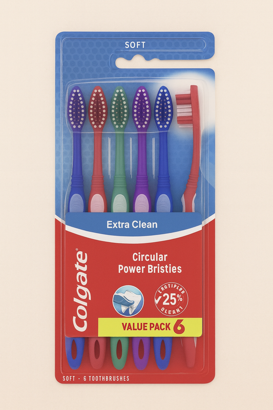Colgate Extra Clean Cepillo Dental Suave