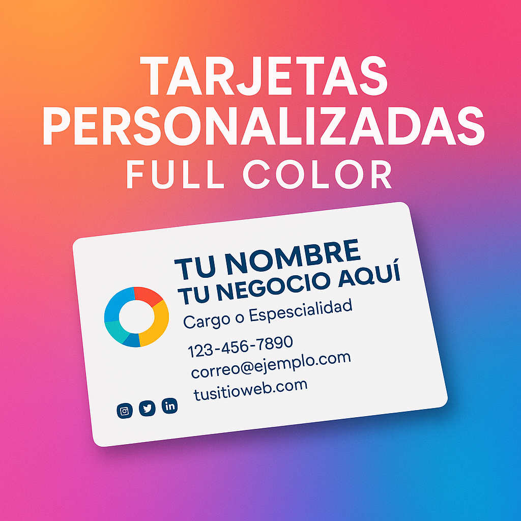 Tarjetas de Presentación Personalizadas