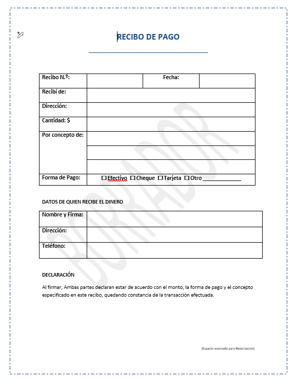 Recibo de Pago Basico