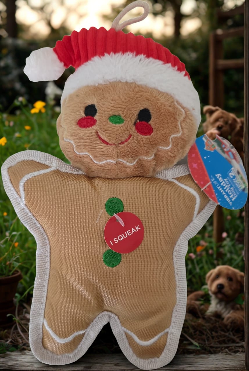 Juguete Navideño para Perro de osito | Suave y Duradero